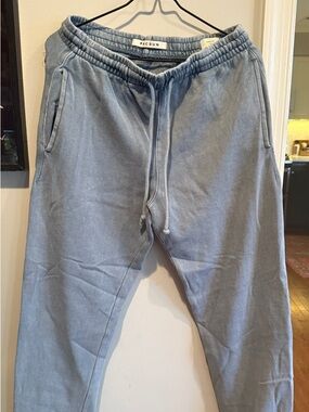 PacSun Men's Washed Light Blue Drawstring Joggers